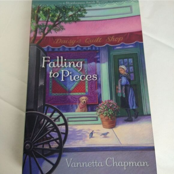 $ Vannetta chapman Amish themed Falling to pieces book. - Picture 2 of 7
